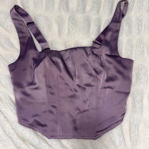 Wild Fable Lavender Ribbed Top